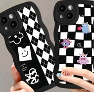 SOFTCASE DIAMOND TPU GRID hp Vivo/iphone y91c y20 y11s y12s y20i y20s y21 y21s y21t y33s y21a y33t v