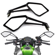 กระจกมองหลังสำหรับรถมอเตอร์ไซค์คาวาซากิ Ninja Z1000 Z 1000 2014-2023 ปรับได้สีดำกระจกมองหลังพร้อมกระ