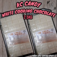 WHITE COOKING CHOCOLATE 2.5KG BY KC CANDY