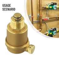 【KH】Durable Home Renovation Bleed Valve Pressure Release Air Vent Automatic Brass Fittings Water Hea