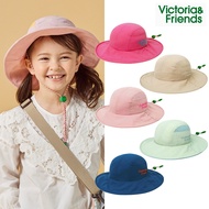 [Victoria &amp; Friends][Kids&amp;Adult Punching Sun Hat][5 Color][4 Sizes-M/L/XL/XXL]UV Protection/Wide Brim/Chin Strap/65g Lightweight/Waterproof/Adjustable/Ponytail Hole/Made in KOREA