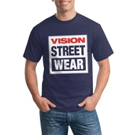 New Vision Street Wear Skateboard Men'S Pure Cotton T-Shirt High Sell Clothes