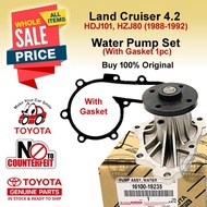 Land Cruiser Diesel 4.2 (1988-1992) Water Pump HZJ80 HDJ101 16100-19235 TOYOTA