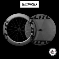 ELITEWHEELS VELO TT BUNDLE 80mm front wheels/FullDisc Rear Carbon Roadbike wheelset