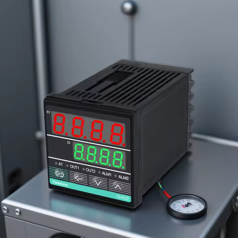 Digital PID Temperature Controller CH402 CH102 CH702 CH902 Relay/SSR Dual Output Thermostat Thermore