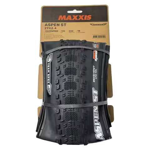 Maxxis Aspen ST 29x2.4 Tubeless MTB Tire – 29 Inch, 170 TPI, Lightweight XC Mountain Bike Tire