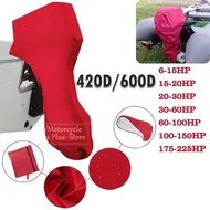420D/600D 6-225HP Boat Full Outboard Engine Cover Protection Waterproof Sunshade Dust-proof