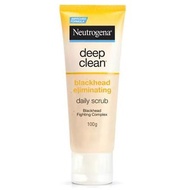 Neutrogena Deep Clean BlackHead Eliminating Daily Scrub 100g โฟมสครับ สูตรสำหรับสิวเสี้ยน คุมความมัน