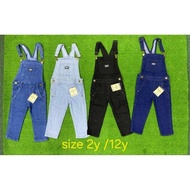 overall budak unisex premium quality  2y/12y