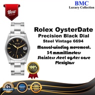 Rolex OysterDate Precision Vintage Mens Watch 6694 (Pre-Owned)