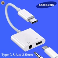 Support Samsung S25 S24 S23 S22 A56 A55 A36 DAC 2in1 USB Type C to 3.5mm Headphone Cable Audio Adapt