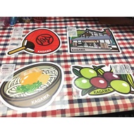 Japan Post shaped postcard Gotochi - Kagawa / Ibaraki / Kanagawa