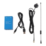 RTL2832U FUXING + เครื่องรับสัญญาณทีวี USB R820T2สำหรับสร้างอลูมิเนียมพรีเมี่ยมวิทยุ AM FM