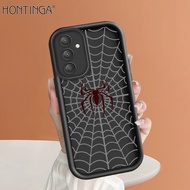 เคส Hontinga Spider สำหรับ Samsung Galaxy S24 S23 S22 S21 Ultra Plus S24+ S23+ S22+ S21+ 5G A24 A30 A30S A31 A32 A33 A34 A50 A50S A51 A71 A52 A52S A53 A54 A73 5G 4G M11 M12 M22 S20 S21 FEกรัมเคสยางซิลิโคนแบบนิ่มเคสใส่โทรศัพท์เคสนิ่ม