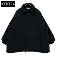 Carax CA25DEU-DW33 黑色按扣​​羽絨COACH夾克/羽絨教練夾克 F [二手]