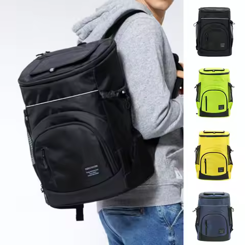 33L Refrigerator Bag Soft Large 36 Cans Insulated Cooler Backpack Thermal Isothermal Fridge Travel B