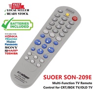 SUOER SON-209E Multi-Function TV Remote Control for CRT/BOX TV/OLD TV