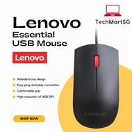 Lenovo Essential USB Mouse (Black) 4Y50R20863 [TechMartSG]