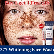 377 Whitening face wash Niacinamide face wash face whitening 100g freckle removal Dark spots removal