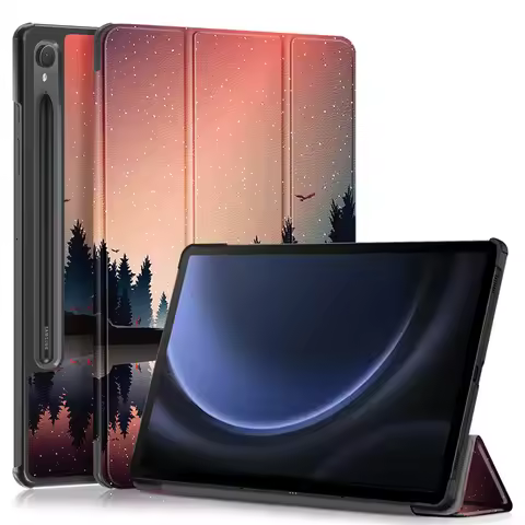 Case For Samsung Galaxy Tab S10 FE Cover Folding Magnetic Hard Back Stand Shell For Galaxy Tab S10 F