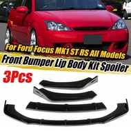 Focus MK1 Lip Car Front Bumper Splitter Lip Spoiler Diffuser Deflector For Ford Focus MK1 ST RS For 