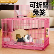 Rabbit Cage Rabbit Cage Household Indoor Dedicated Large Size Guinea Pig Bunny Cage Rabbit Pet Rabbi