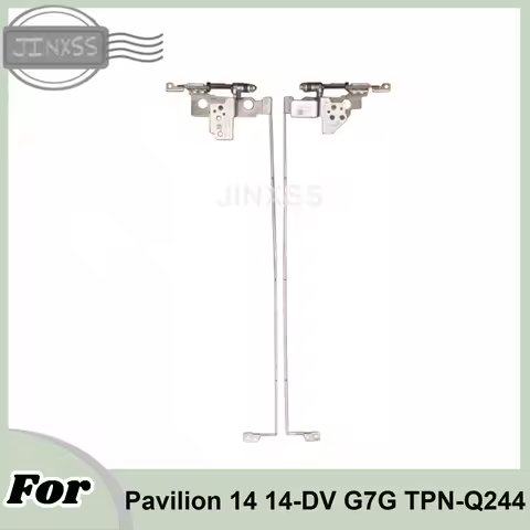 New Laptop Lcd Screen Hinges Kit Shaft Hinge L&R For Pavilion14 14-DV G7G TPN-Q244 Laptop