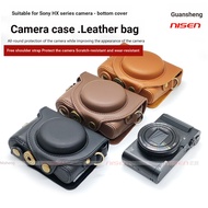 Suitable for Camera Bag Sony Sony HX90 V HX80 Leather Case DSC HX50 HX60 HX30 WX500 V Camera Case Pr