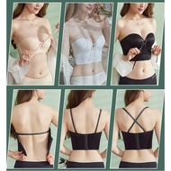 Woman wedding strapless bra anti skid anti-sagging tube top for wedding dress dinner dress bralette push up bra