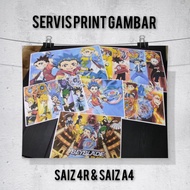 Servis Print Gambar 4R | Print Photo Service 4R
