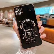 Samsung A22 5G Soft Shockproof Astronaut Case with Stand for Samsung A22 5G
