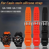 Silicone Rubber strap For Casio G-SHOCK GA1000 GA1100 GW4000 G1400 GW-A1000/1100 Blue red Waterproof Watchband men's Accessories