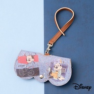 Disney Disney|MIRL Series Hangable Glasses Storage Bag Denim Patchwork Mickey Sunglasses Case CA933