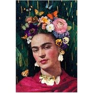 Noir Gallery Frida Kahlo Floral Portrait 5 office 7 wall art Art Print/canvas painting poster gift i