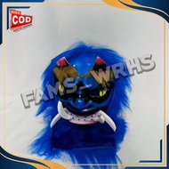 My Design - Gedruk Mask Beto Monster Mask Sponge Material biru BA-91