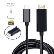 Cáp Type-C to HDMI dài 18m cho Laptop Macbook iPad ĐT chất lượng 4K 2K Full HD Dây cáp chuyển đổi Ty
