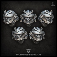 PUPPETSWAR - SAMURAI HEADS