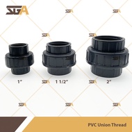 1" ~ 1 1/2" ~ 2" PVC Union Threaded Fitting,  PVC Union Coupling Threaded End