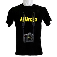 KATUN Kaoskaoscorp - Nikon D4 Camera T-Shirt With Strap - Cotton Material - O-Neck - Sizes 3XS to 3X