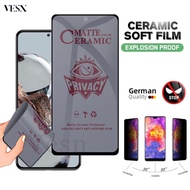 Anti Spy Privacy Ceramic Glass Screen Protector Film For Xiaomi Mi 13T 12T 12 11T 9T 11 Lite 9 Pro 4G 5G 2023