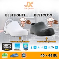 Safety Jogger BestLight BestClog Chef Safety Shoes Oxypas Non Slip Working Shoes Oil Waterproof Kitchen Mule Clogs 厨房鞋