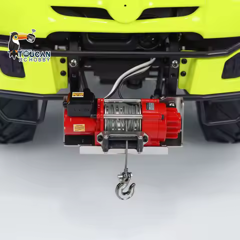 1/10 RC Crawler Cars Upgraded U423 Climbing Cars 4X4 Metal Bucket Light Sound Winch FlySky Remote Co