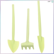 Gardening Three Piece Set Plant Care Kit Terrarium Trowel Manual Rake Shovel Child  junshaoyipin