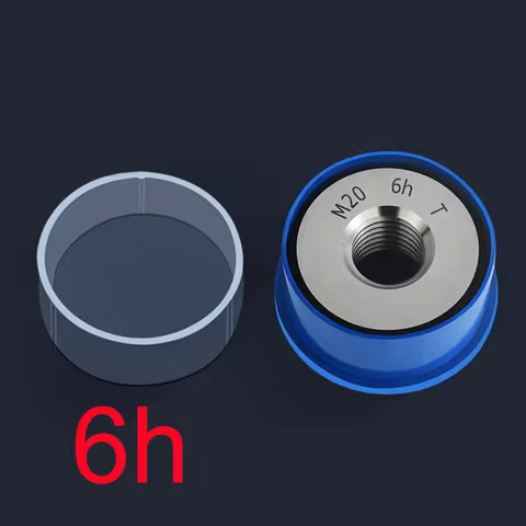 6h Tolerance 2pcs/set Thread ring gauge GO NO GO Gage Gauge M4 M5 M6 M7 M8 M9 M10 M12 M20 M30 M40 M5