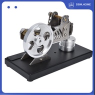 DBM.HOME-All-Metal Vacuum Stirling Engine DIY Hot Gas Turbine Stem Steam Engine Model Set Physical E