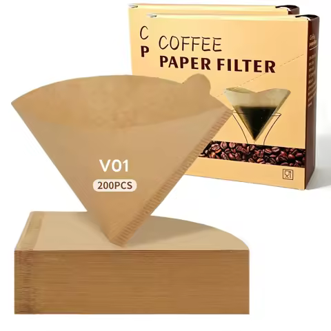 Coffee Filters 200 Count Cone Coffee Filters #2 Paper Coffee Filter 2-4 Cups for Pour Over and Drip 