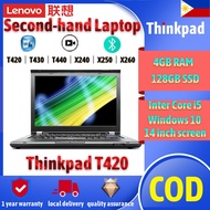 Local Stock、Spot goods✓✥【Lenovo】Used Laptop Second-hand Laptop Thinkpad T420 4GB RAM｜128GB SSD｜Core