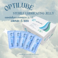 OptiLube sterile lubricating jelly ขนาด 2.7g. แพค 5  ซอง