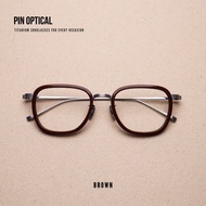 แว่นกันแดดคลิปออน Pin Optical รุ่น Late Mayers Sun Click glasses Clip on