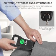 Scale Portable Battery/USB Charging Hook Scale Electronic Luggage Scale  Digital Hanging 60kg/10g